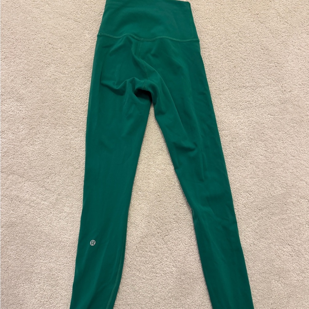 Lululemon Green Leggings! Worn once!